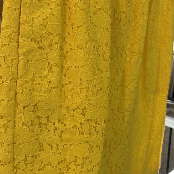 J Crew womens yellow dress sz 6 - Picture 3 of 5